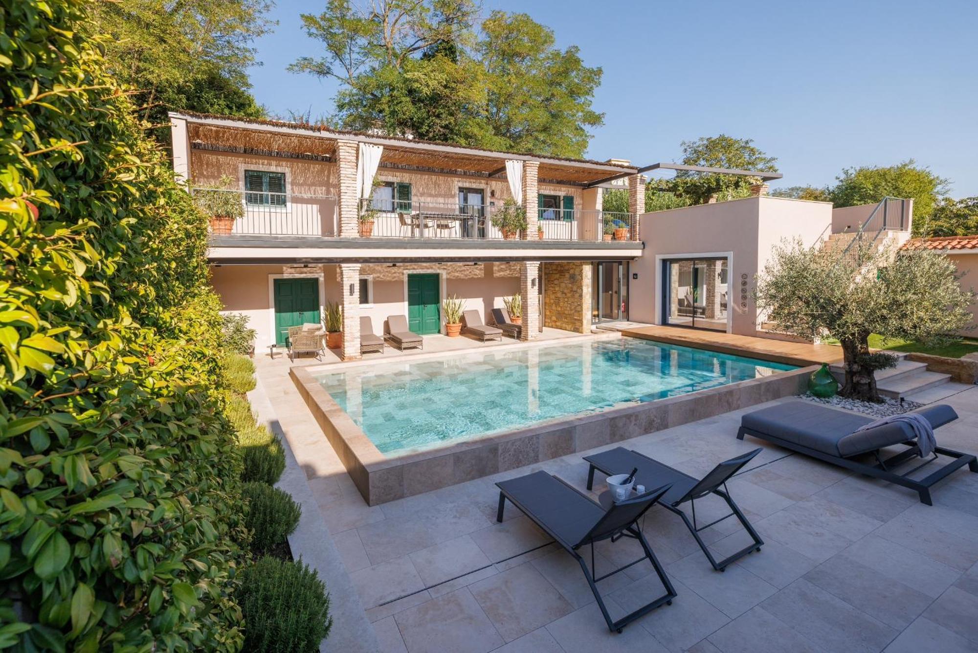 Vila Robida Rooms & Spa Črni Kal Eksteriør billede