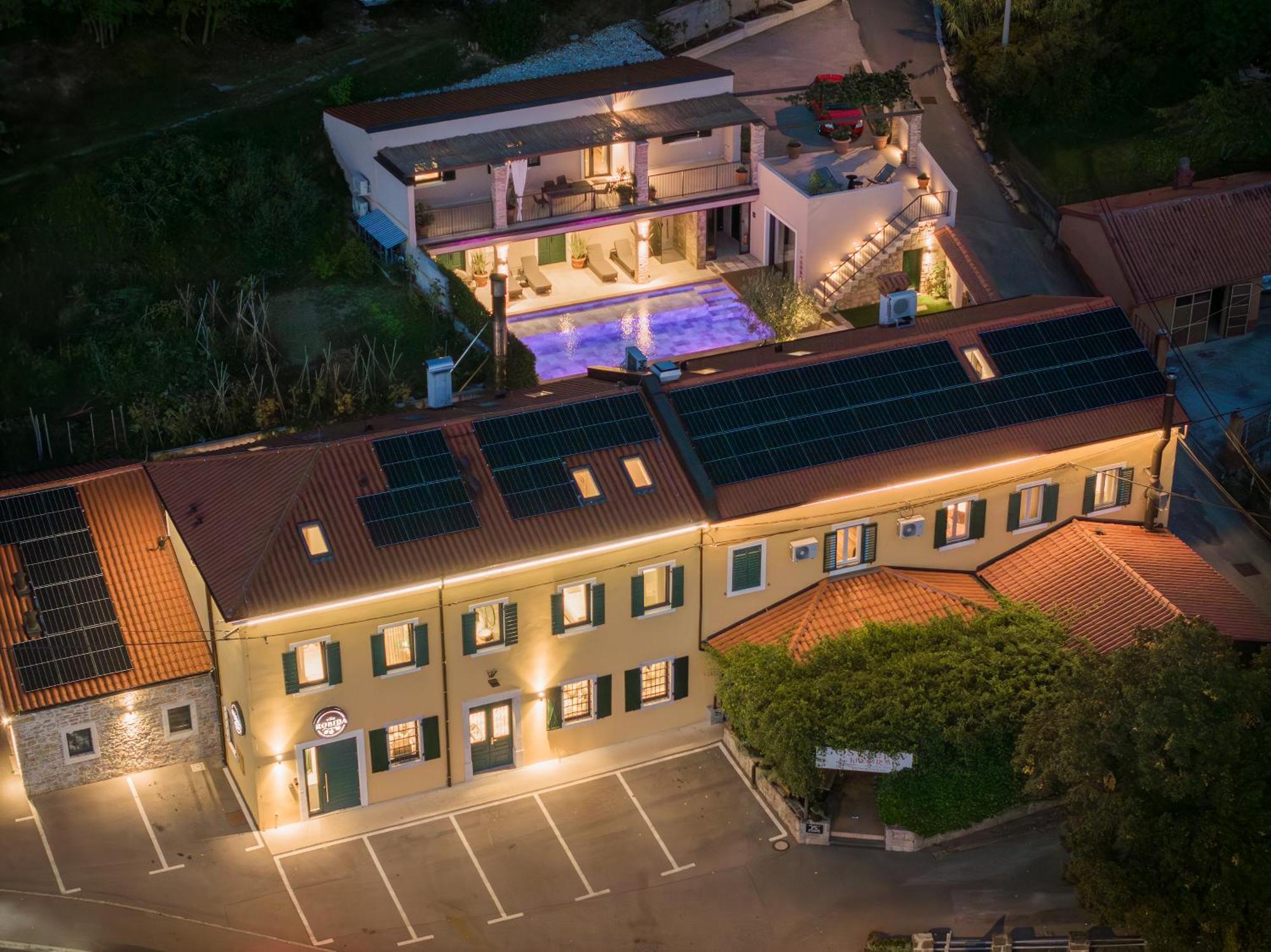 Vila Robida Rooms & Spa Črni Kal Eksteriør billede